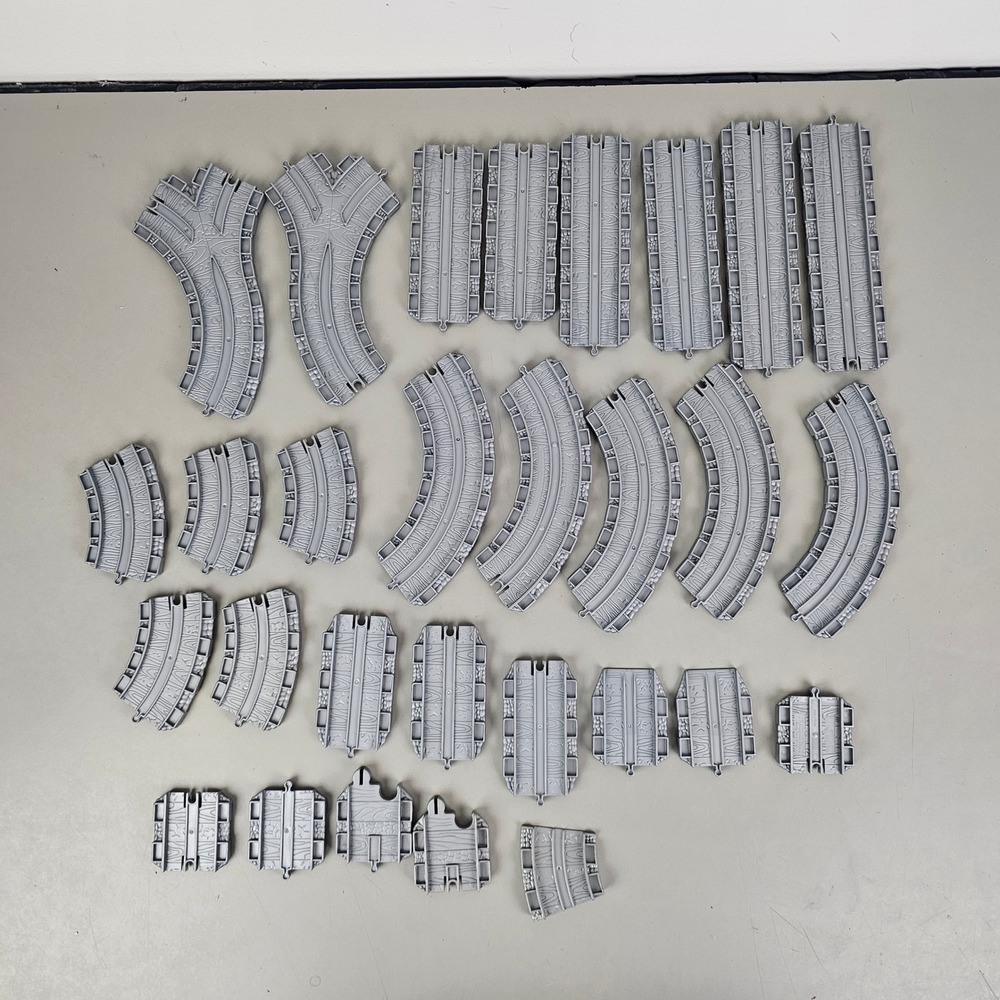 Learning Curve Take Along Thomas & Friends Track Lot 26pc Gray Plastic Railway